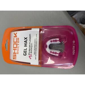 Shock Doctor Gel Max Flavor Fusion Bubblegum Youth Mouthguard